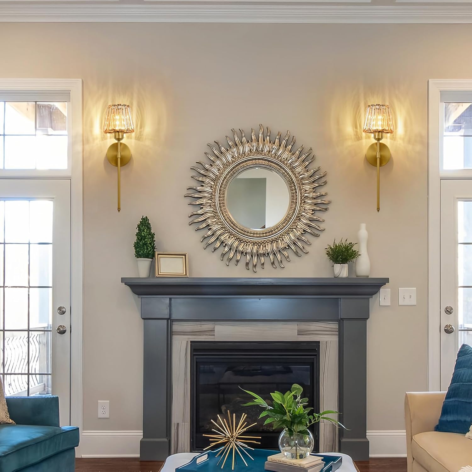 Halo Crystal Wall Sconce