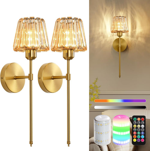 Halo Crystal Wall Sconce